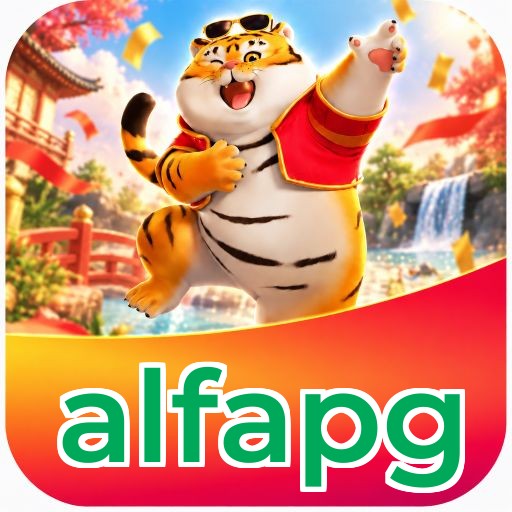 Interface da plataforma alfapg mostrando slots populares e bônus de boas-vindas